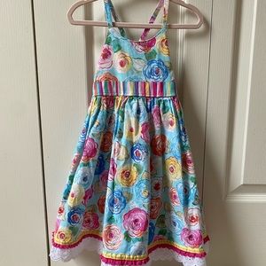 Handmade Cotton Floral Dress
